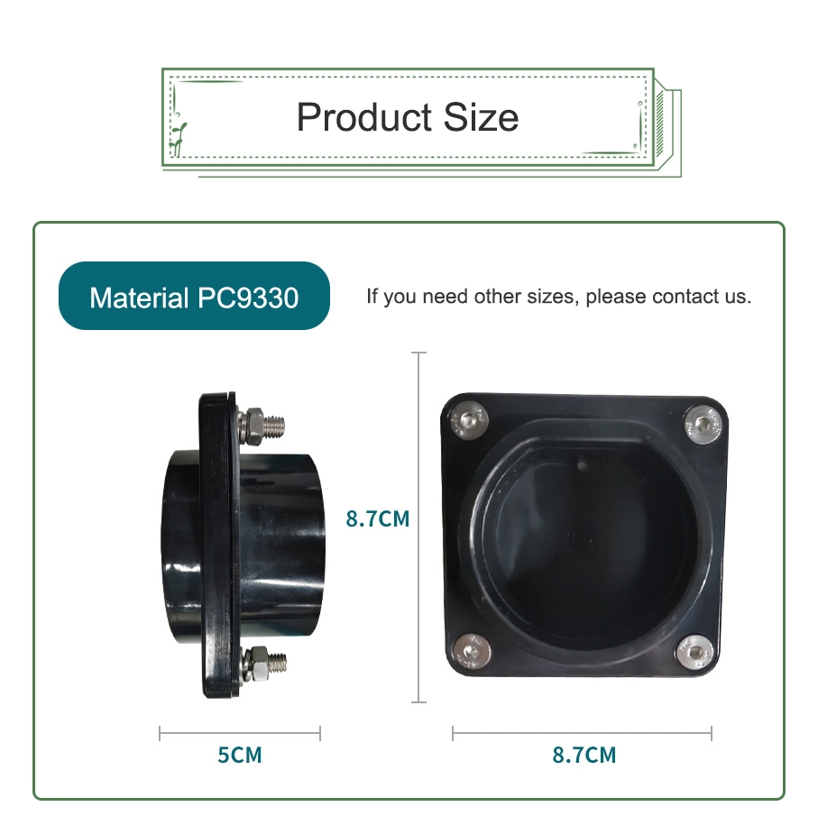 OEM Plastic Injection Molding AC Socket Holder for EV Charger Station Accessories