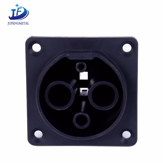 Support en plastique de prise à C.A. de moulage par injection d'OEM pour des accessoires de station de chargeur d'EV